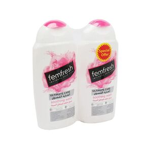 Femfresh Triple Action Soothing Wash 250 Ml 2 Pcs Offer