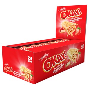 Poppins Okay Strawberry Cheese Cake 30G X24