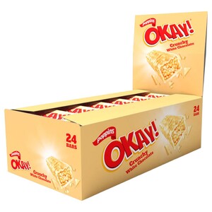 Poppins Okay Crunchy White Chocolate 30G X24