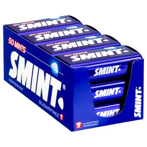Smint Candy Peppemint 50 Mints Tin 35G X12