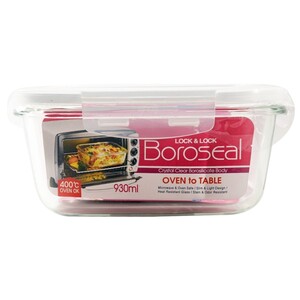 Locknlock Oven Glass Square With Lid-930Ml-Llg 226