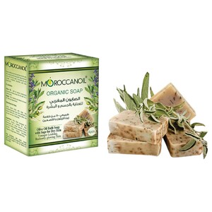 Moroccan Oil Organic Soap Sage And Olive 100G X4