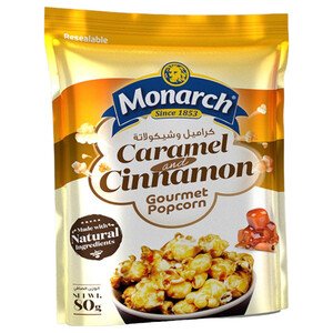 Monarch Popcorn Caramel & Cinnamon 80G