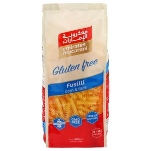 Emirates Macaroni Fusilli Gluten Free 340G