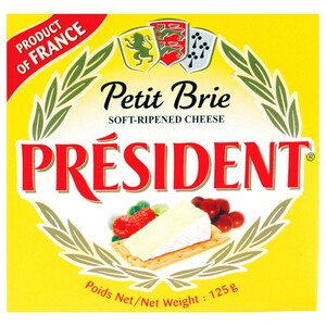 Président Petit Brie Cheese 125G