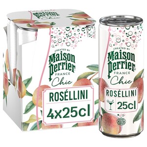 Maison Perrier Flavored Sparkling Water Chic Roselinni 25Cl X4
