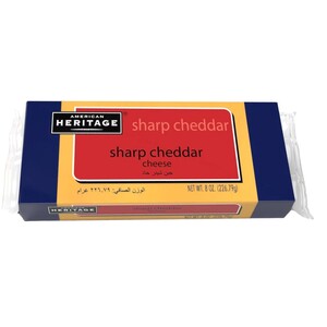 American Heritage Sharp Cheddar Cheese Bar 227G