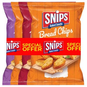 Snips Bread Chips 4 Pieces 90G Special Offre