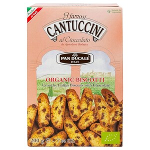 Pan Ducale Cantuccini Biscuits With Chocolate Organic 200G