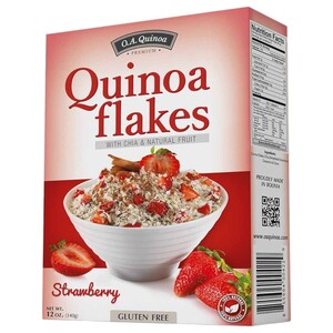 O.A. Quinoa Flakes Strawberry Gluten Free 340G