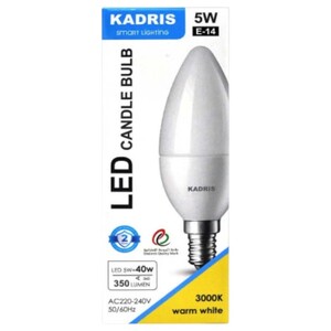 Kadris Led Bulb Candle-5W E14 La-1983