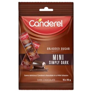 Canderel Mini Simply Dark Chocolate Sugar Free 150G