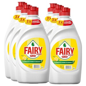 Fairy Dish Washing Liquid Lemon 600Ml X6