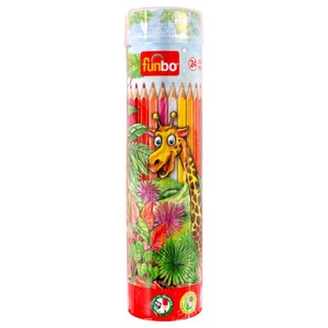 Funbo Coloring Pencil Cylinder Set 24 Pieces