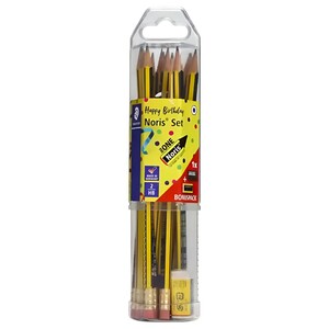 Maped Norris Bday Pencils 12 Pieces + Sharpener + Eraser