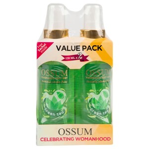 Ossum Body Mist Green Tea 120Ml X2