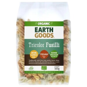 Earth Goods Tricolor Fusilli Organic 500G