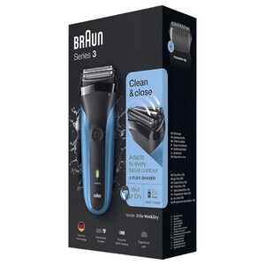 Braun Series 3 Electric Shaver, 310S Rechargeable Wet & Dry Electric Shaver
