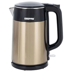 Geepas Double Layer Kettle, 1800 Watts, Gk38052, 1.7L