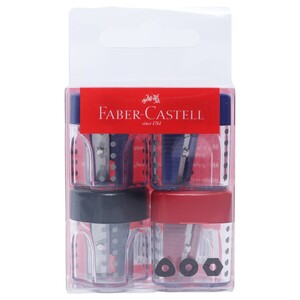 Faber Castell Grip Mini Sharpener Pet 4 Pieces