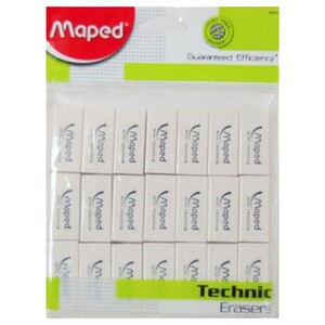 Maped Eraser Technic 300 Mini 21 Pieces