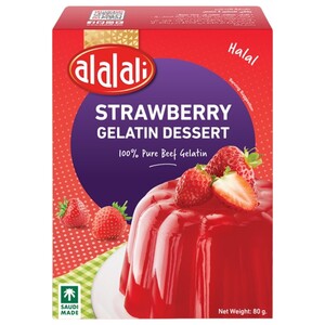 Al Alali Gelatin Dessert Strawberry 85G
