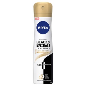 Nivea Deodorant Black & With Silky Smooth 150Ml