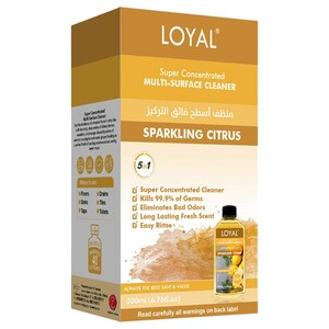 Loyal Deodorizer & Cleaner Sparkling Citrus 200Ml