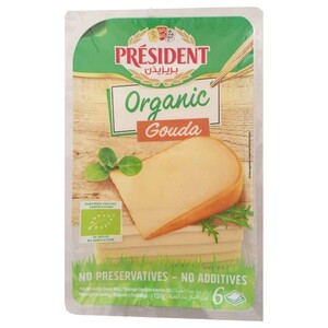 Président Gouda Cheese Slice Organic 150G