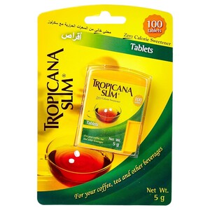 Tropicana Slim Zero Calorie Sweetener Diet Tablet 100 Pieces 5G