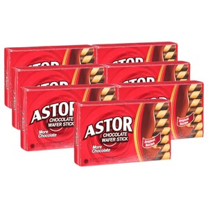 Astor Chocolate Filled Wafer Stick 40G X7