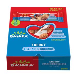 Bayara Almond & Coconut Protein Energy Bars 40 Gr Outer-12