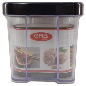 Gab Plastic Rectangle Canister 800Ml
