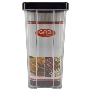 Gab Plastic Rectangle Canister 1.8L
