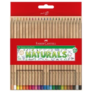 Faber Castell Naturals Colour Pencils 24 Pieces