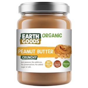 Earth Goods Peanut Butter Crunchy Organic 400G