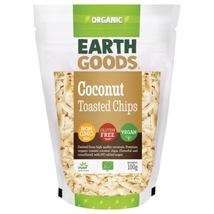 Earth Goods Organic Coconut Toasted Chips 100G