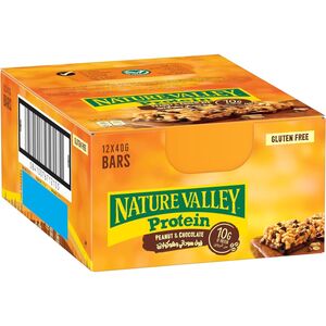 Nature Valley Protein Cereal & Nuts Bars Chocolate Gluten Free 40 Gr Outer-12