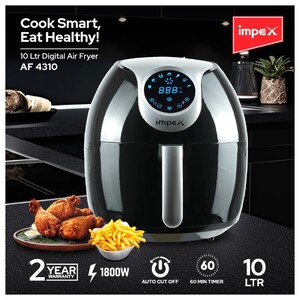 Impex Air Fryer 10L Digital Af 4310