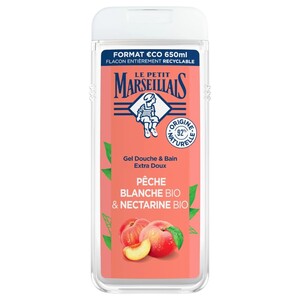 Le Petit Marseillais Shower Gel Peach Nectarine 650Ml