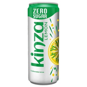 Kinza Carbonted Drink Lemon Zero Sugar 250Ml