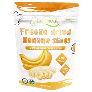 Leomeal Freeze Dried Banana Slices 20G