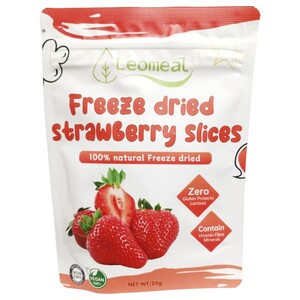 Leomeal Freeze Dried Strawberry Slices 20G