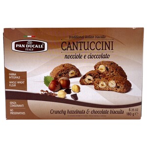 Pan Ducale Cantuccini Hazelnut & Chocolate Biscuits 180G