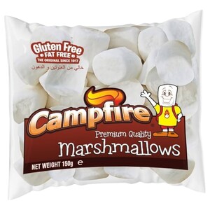 Campfire Regular White Marshmallow Gluten Free 150G