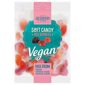 J.Luehders Soft Candy Red Berries Gluten Free 45G