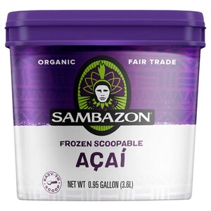 Sambazon Frozen Scoopable Acai Organic 3.6L