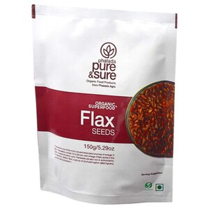 Pure & Sure Flax Seeds Organic 150G