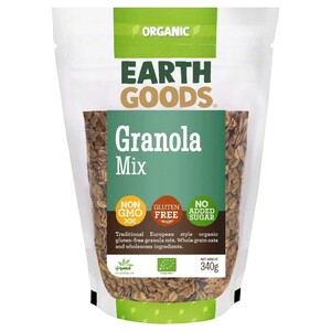 Earth Goods Organic Granola Mix Gluten Free 340G