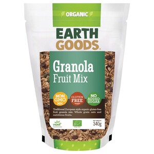 Earth Goods Organic Fruit Granola Mix 340G